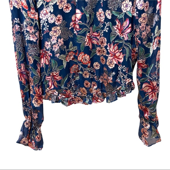 For Love and Lemons Floral Back Closure Blouse (XS) - Picture 6 of 16